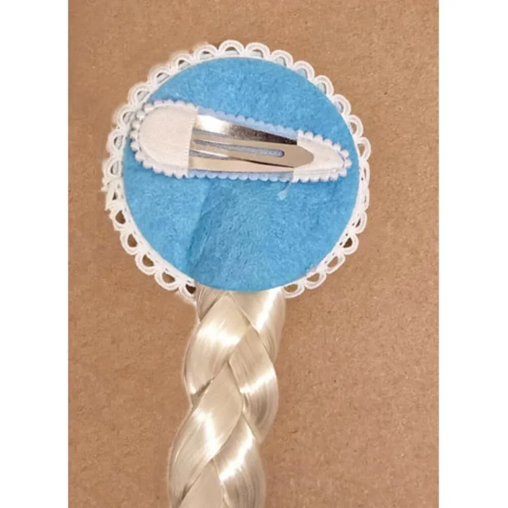 Elsa Braid Hair Clip Frozen-Inspired Halloween Costume Dress-Up Accessory Disney